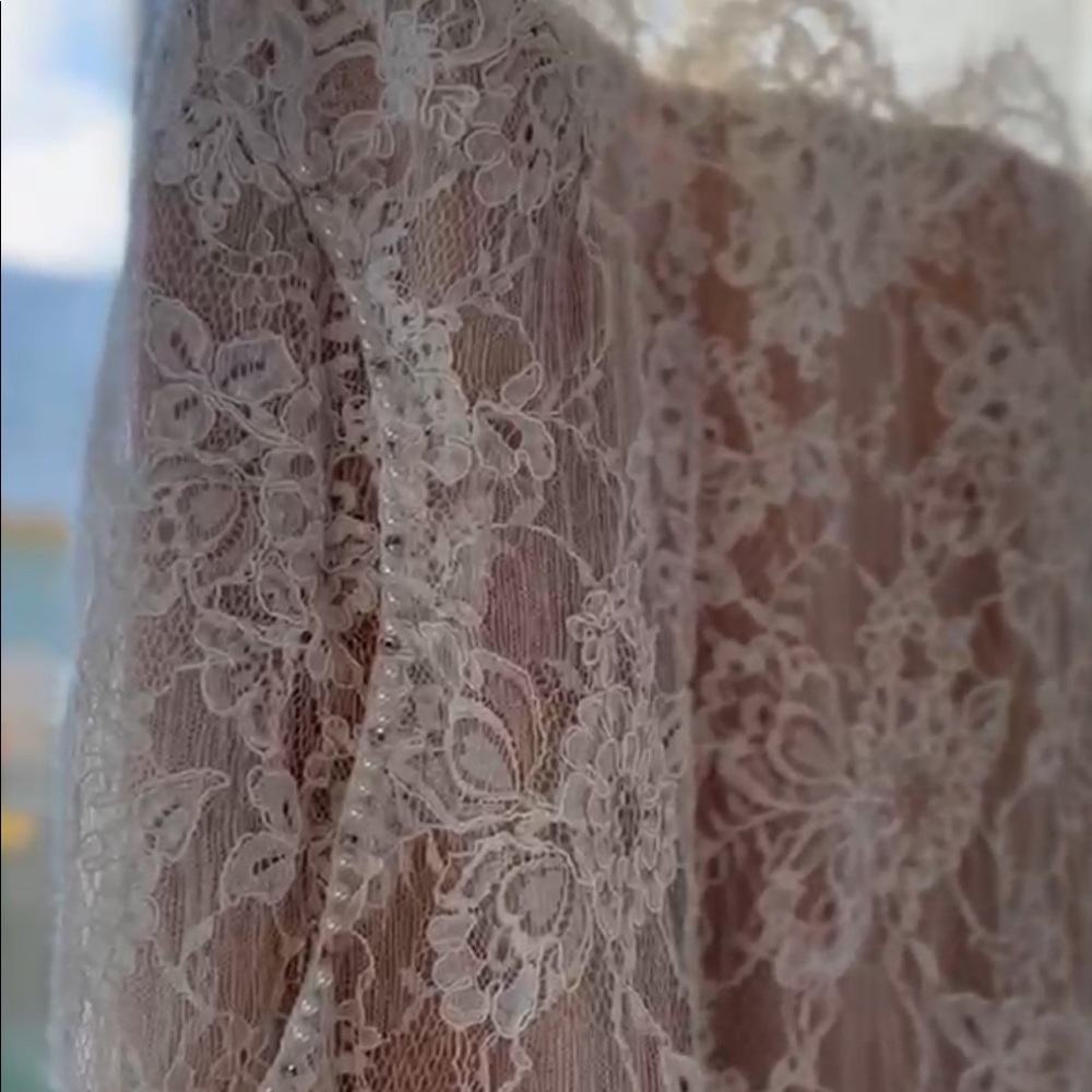 wedding dress! Never worn, plans changed. Incredible detail. Has pockets 😍